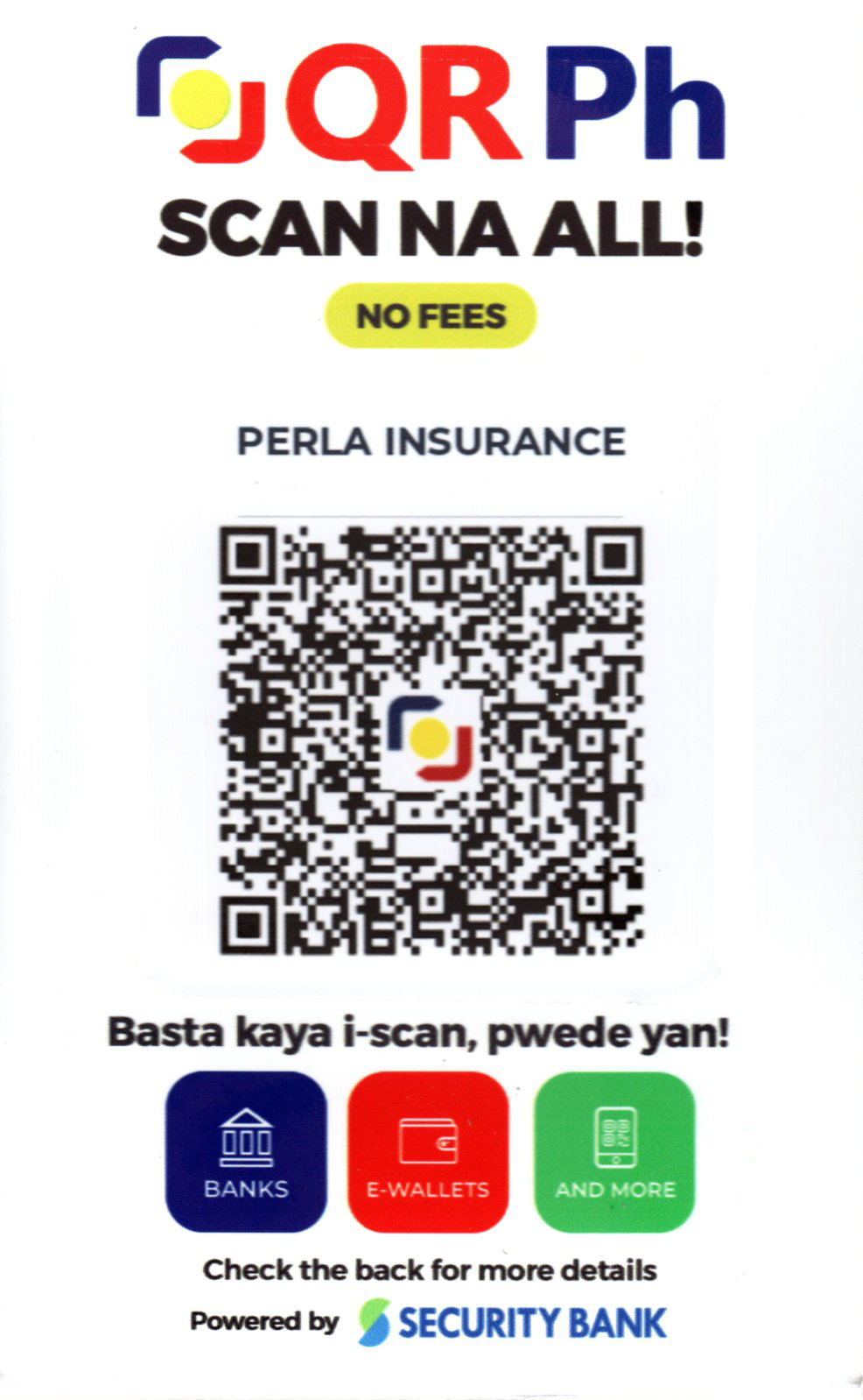 Perla Insurance QRPh Payment