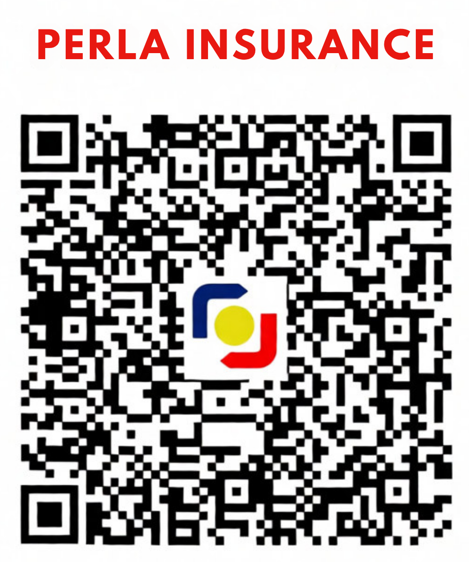 Enlarged official QR Ph payment QR code for Perla Insurance