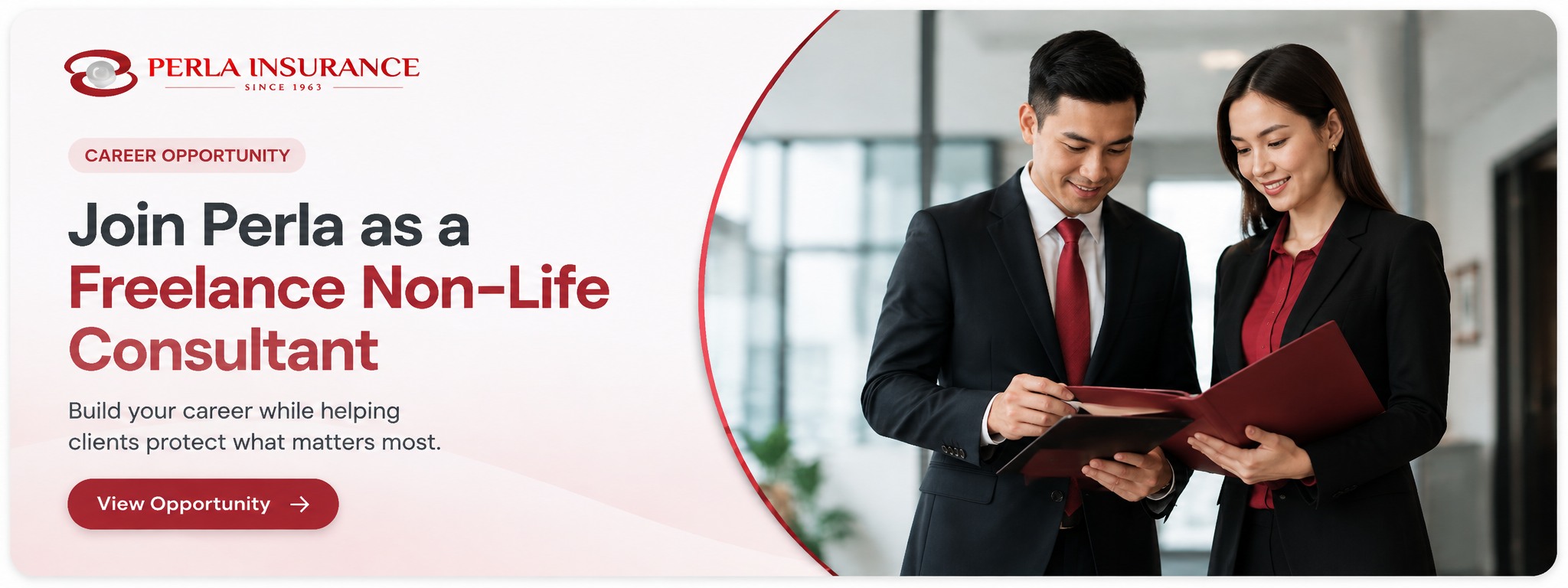 Perla Insurance career opportunity for freelance non-life consultants