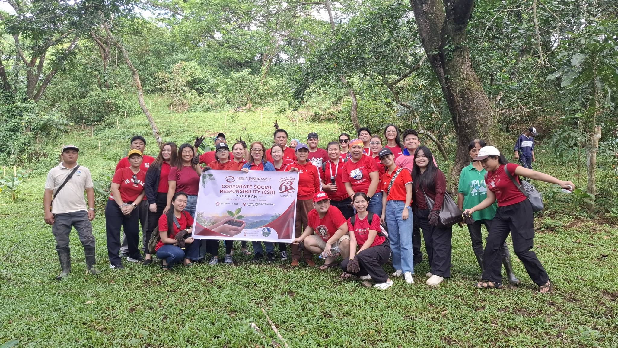 Perla 63rd Anniversary Tree Planting – Makati / Head Office